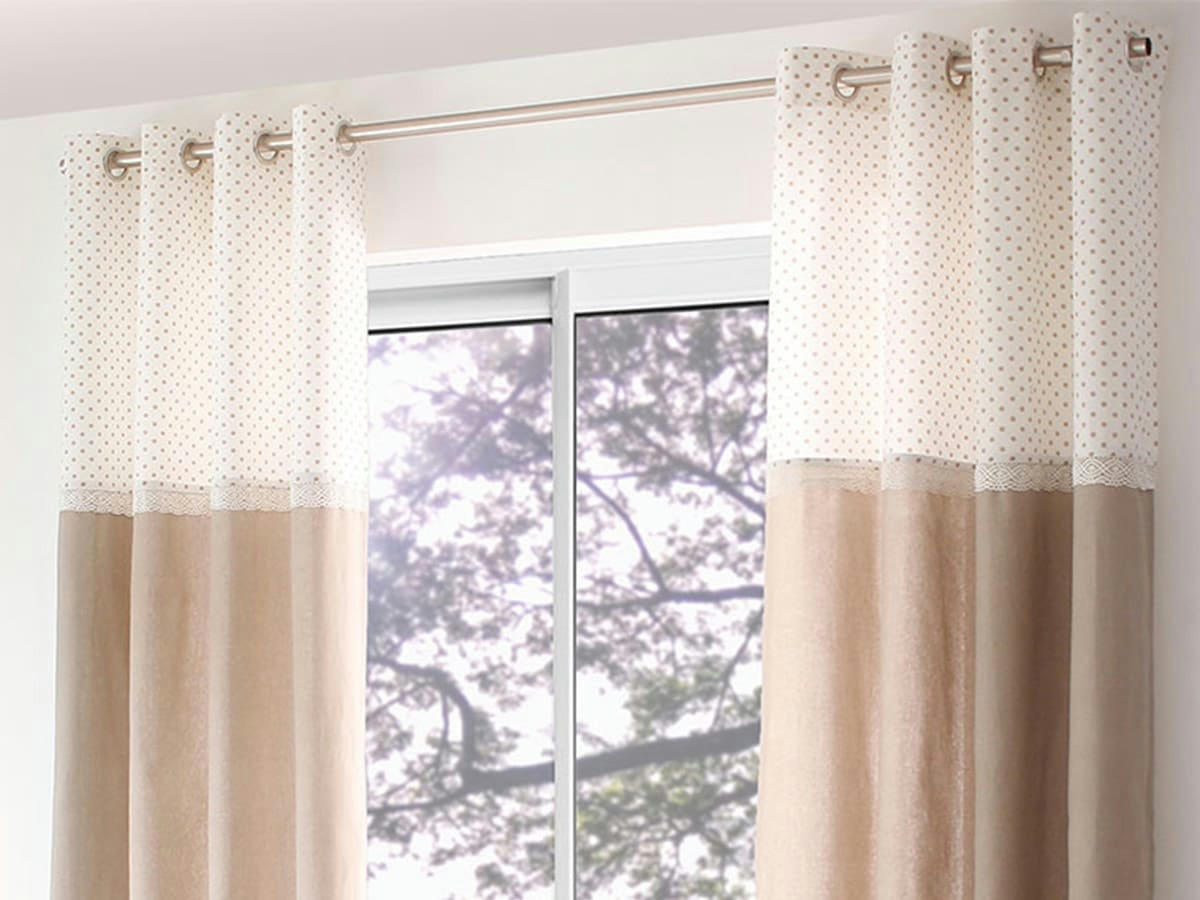 - Rideau Charme galon dentelle 140 x 240 cm