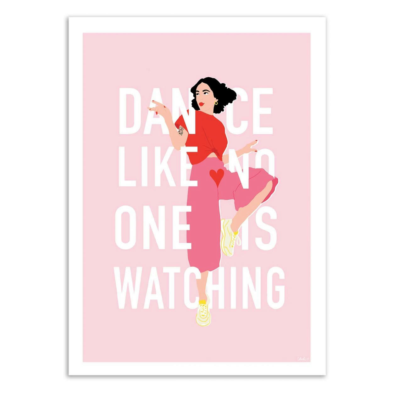 CÉLESTE WALLAERT - DANCE - Affiche d'art 30 x 40 cm