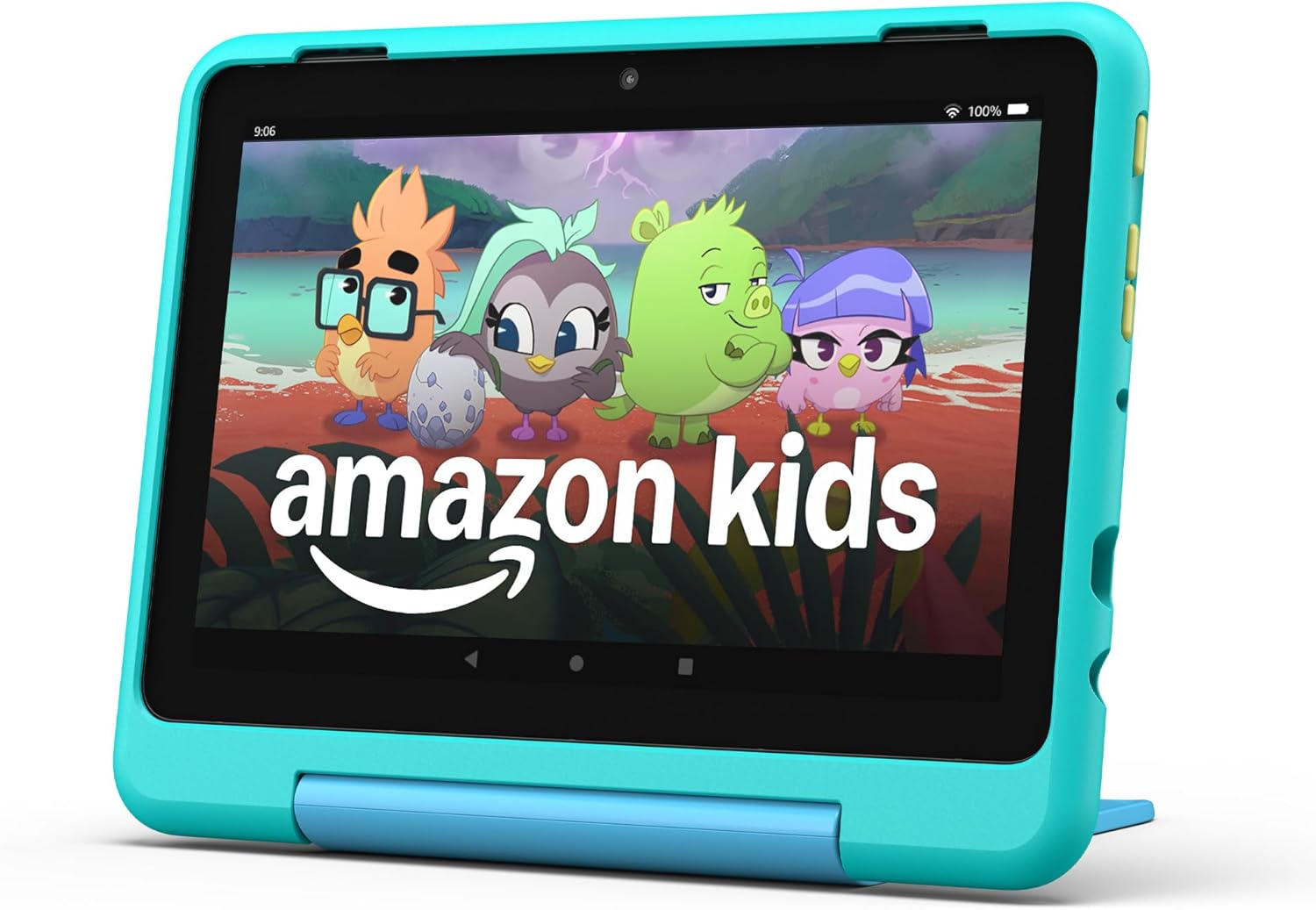 Amazon Fire HD 8 Kids Pro tablet (newest model), ages 6-12. Bright 8 HD screen, includes ad-free content, parental controls, 13-hr battery, slim case for older kids, 32GB, Discovery