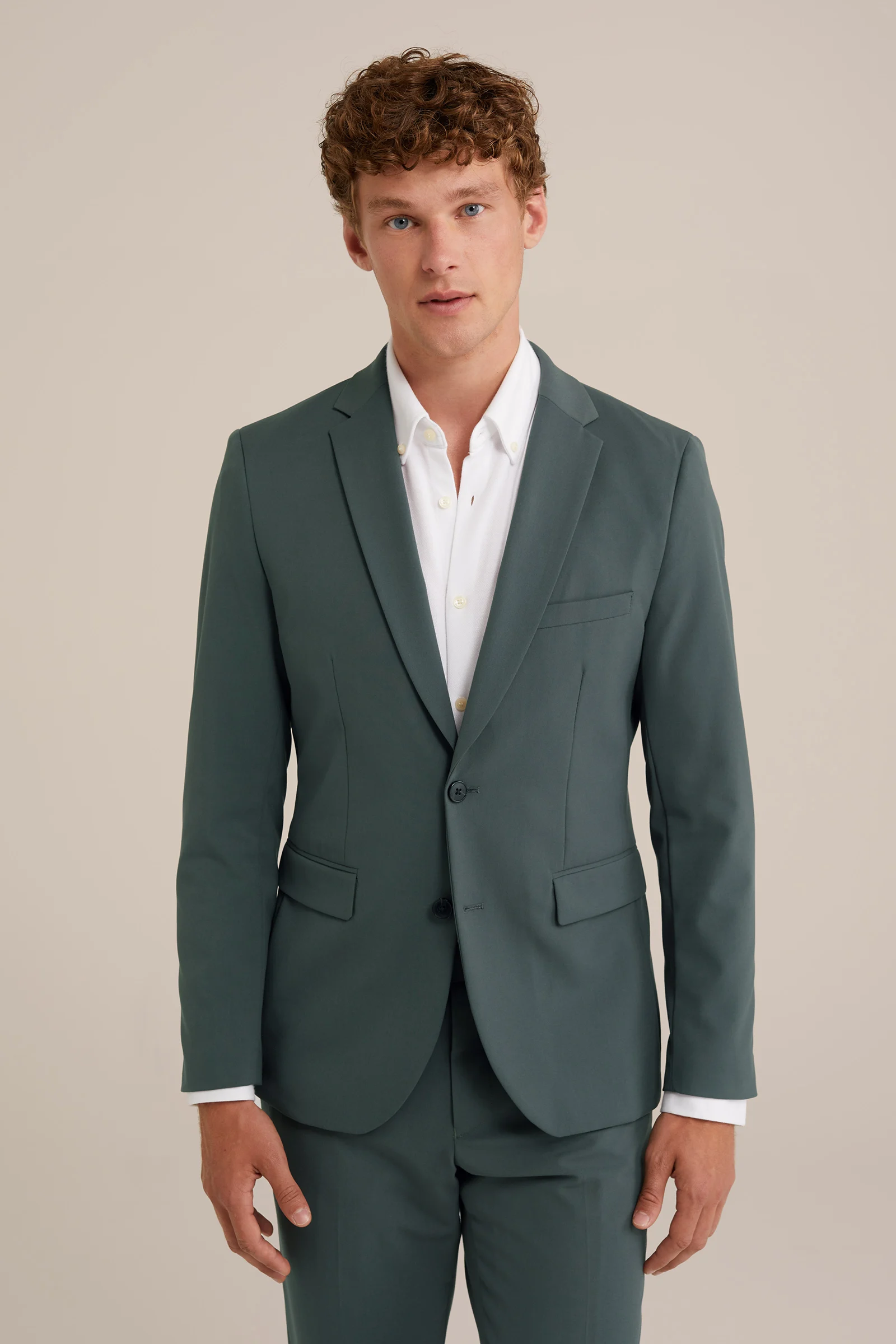 Heren slim fit blazer - THE FLEX SUIT