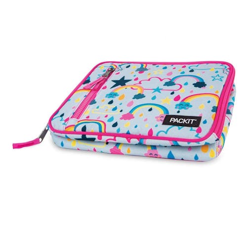 PackIt Classic Cooler Lunch Box Bag Freeze and Go - Rainbow Sky