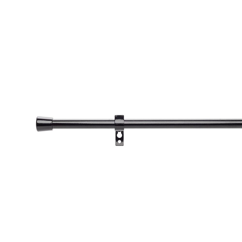 GARDINSTANG KIRSCH TWIGGY SETT 90-160CM Ø16MM SVART