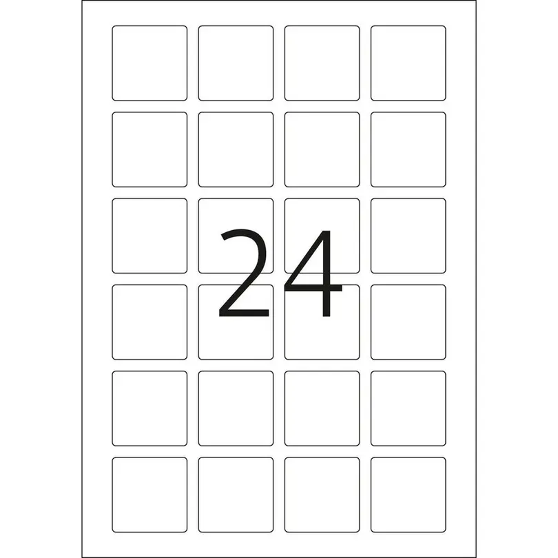Etiketten 25er-Set Universal-Etiketten QR-Code