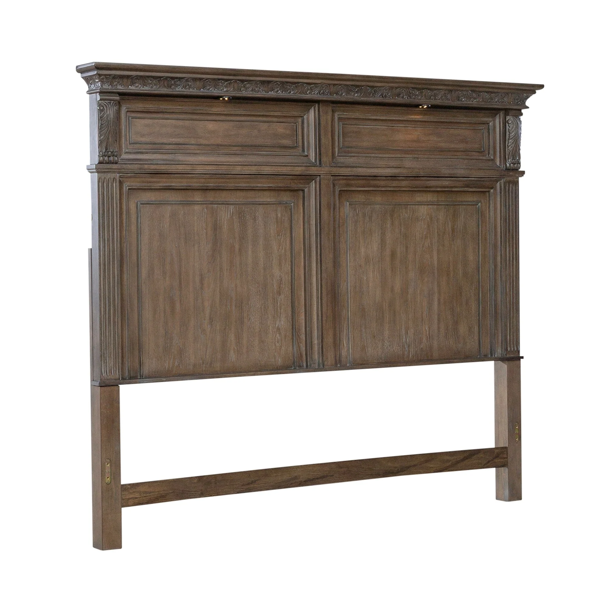 Carlisle Court Chestnut Finish Panel Headboard