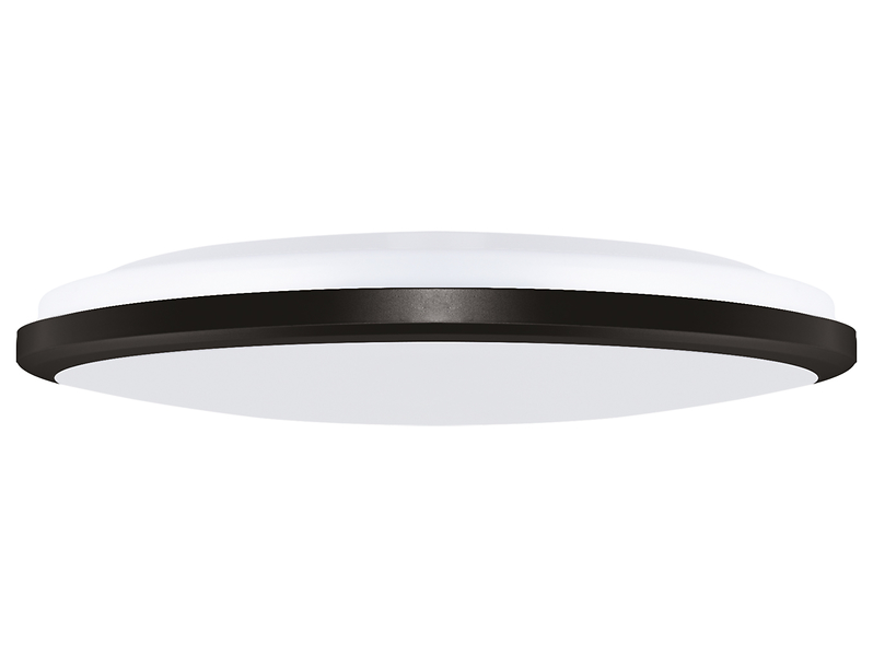 Lampa sufitowa zewnętrzna Planar LED z tworzywa sztucznego czarna