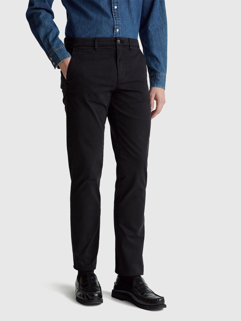 Black slim fit chino