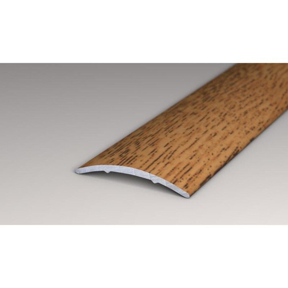 OVERGANGSPROFIL LOGOCLIC ALUMINIUM 1000X30X3MM MØRK EIK