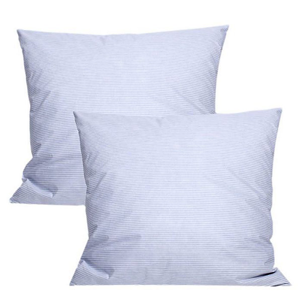 Lot de 2 oreillers plumes 60 x 60 cm 