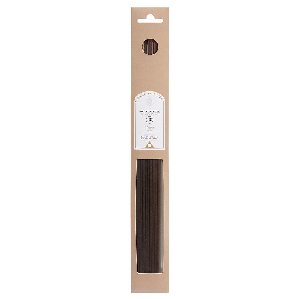 Encens marron senteur ambre patchouli L37cm x10