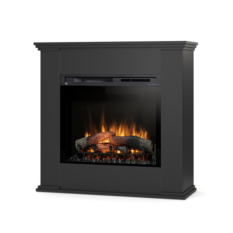 Kominek elektryczny ścienny 28" XHD 1400W LED czarny Warmtec Kelia