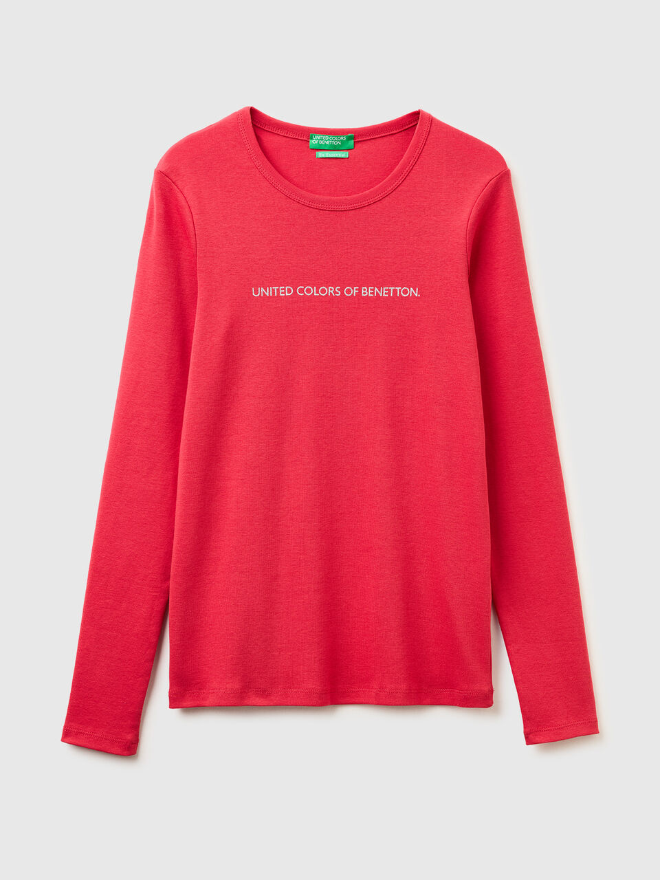 Long sleeve t-shirt with glitter logo