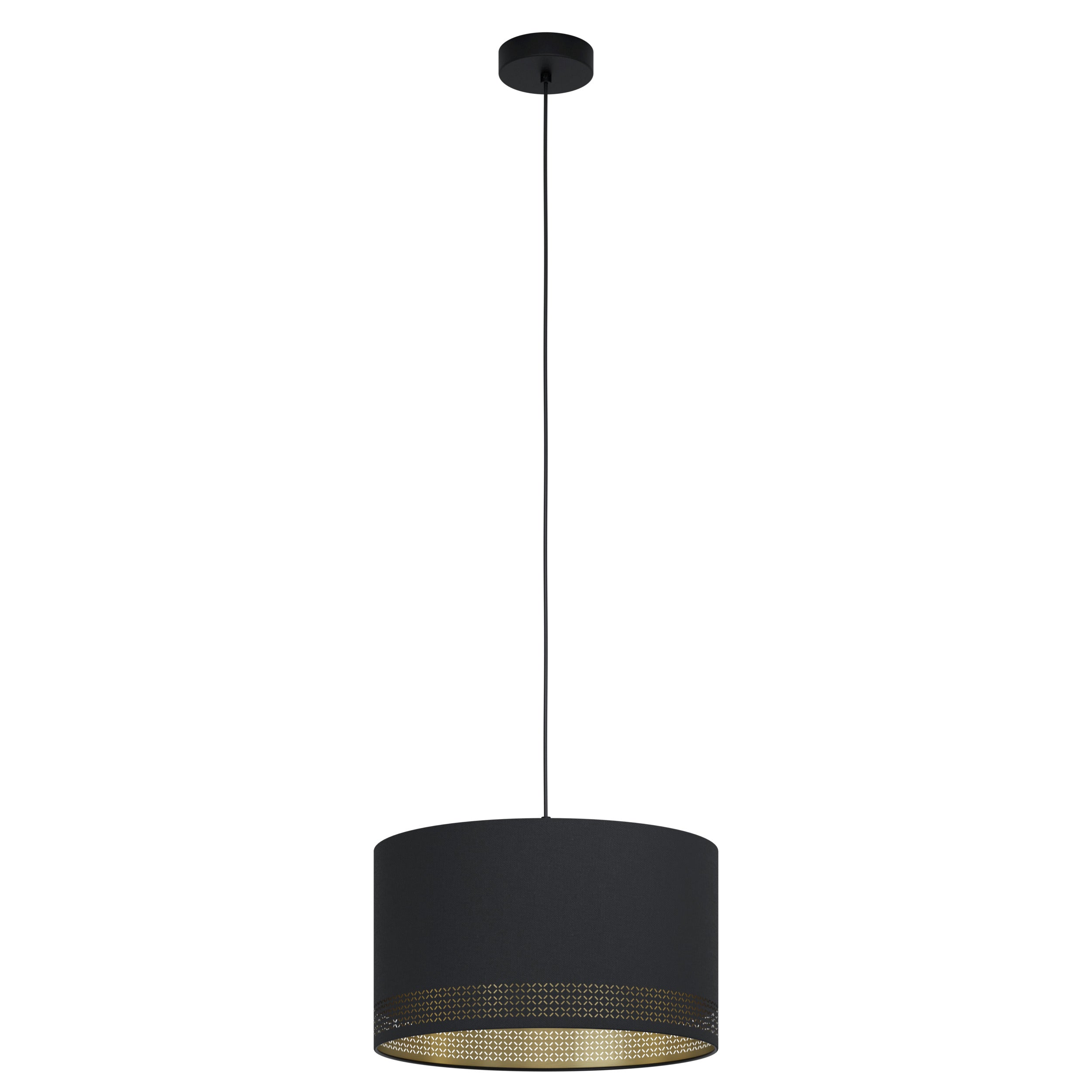 EGLO hanglamp Esteperra - e27 - ø 38 cm - zwart
