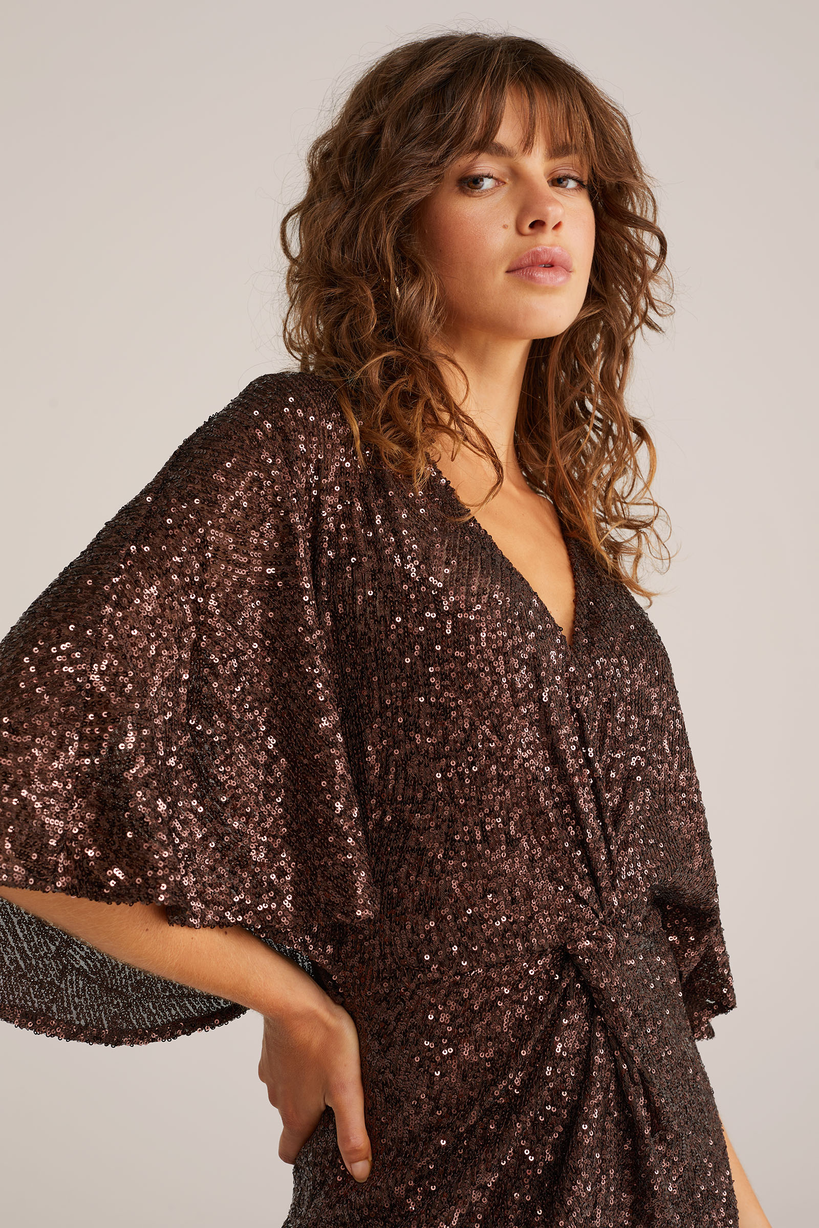 Dames jurk met pailletten