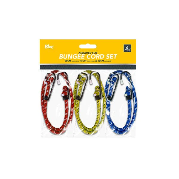 Bloc Bungee Cord Set 6 Pack