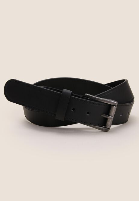Mens Black Comfort Belt