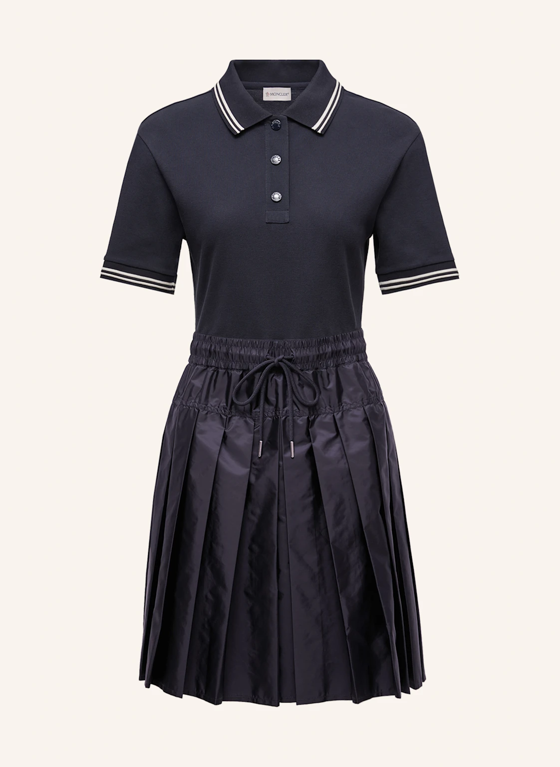MONCLER Kleid im Materialmix