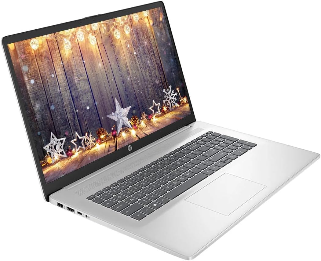 HP 17.3 Touchscreen Laptop Computer  64GB RAM 2.5TB Storage (2TB SSD+512GB Docking Station Set)  6-Cores AMD Ryzen 5  Windows 11  PLUSERA Earphones