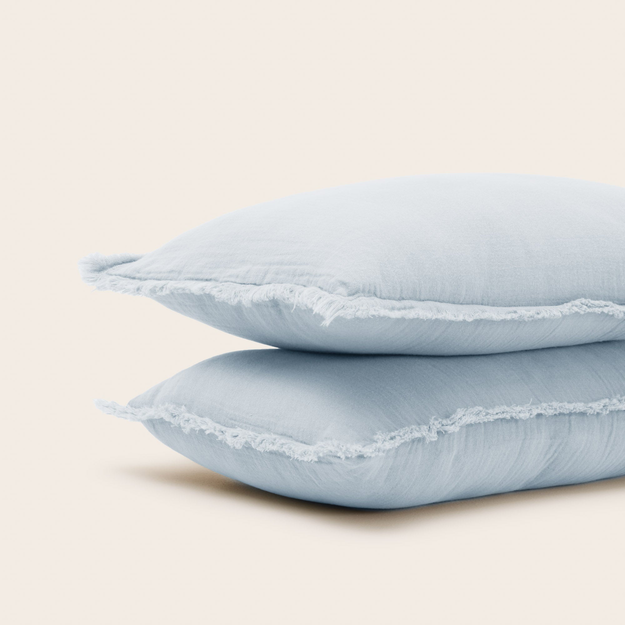 Madura Set van 2 kussenslopen Lou baby blauw 30x40 cm