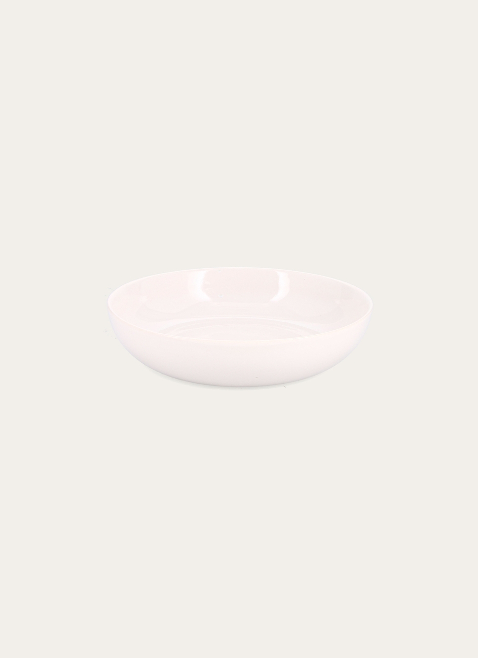 ASSIETTE CREUSE EN GRÈS MILOS CRÈME