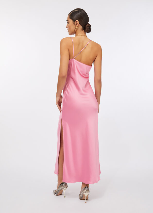 Abito lungo elegante in raso