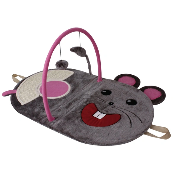 Katzenspielzeug, grau