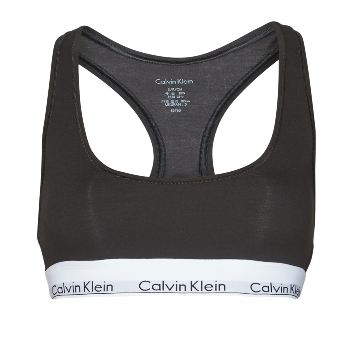 Calvin Klein Jeans - MODERN COTTON UNLINED BRALETTE - Black