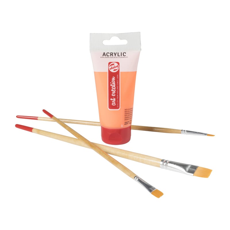 Talens acrylverf - oranje - 75 ml