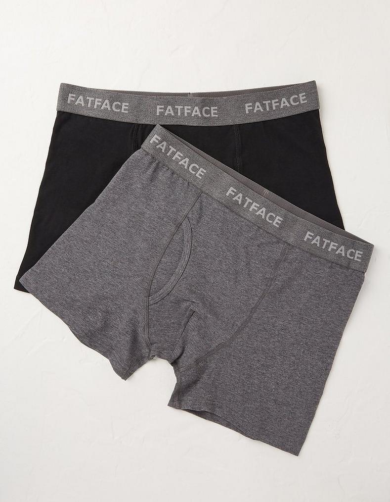 2 Pack Plain Boxers
