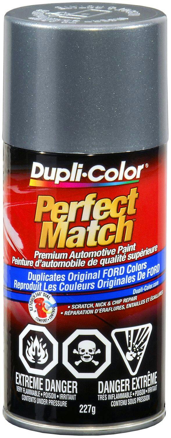Dupli-Color Perfect Match Premium Acrylic Lacquer Automotive Aerosol Spray Paint, Medium Charcoal Metallic (1B), 227-g