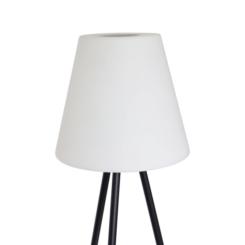 Lampadaire extérieur LED solaire USB avec télécommande 35 x 150 cm XANLITE