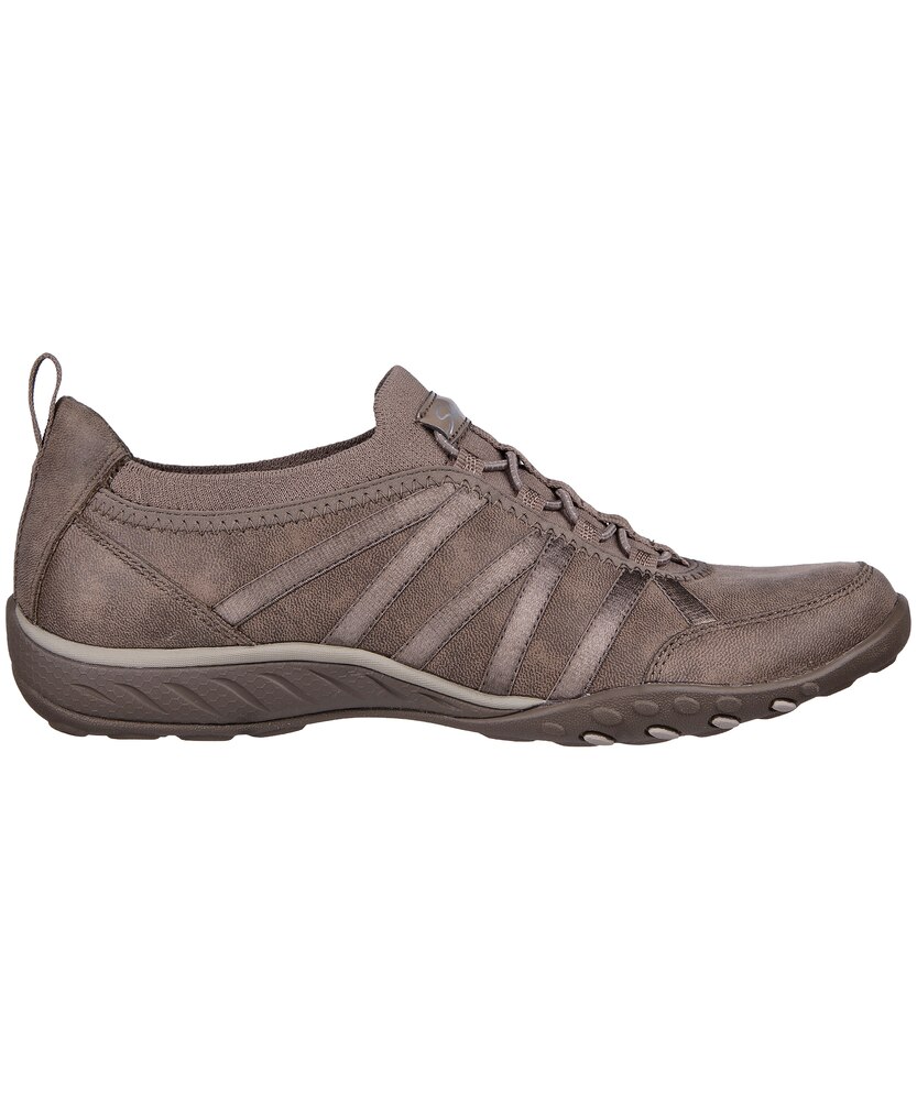 Skechers Women's Breathe Easy Bungee Slip On Shoes - Brown