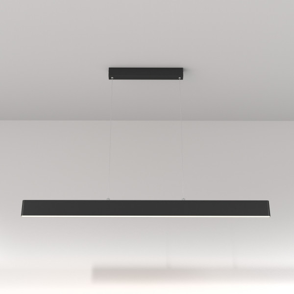 Lampa wisząca STEP czarna LED 1x30W Ciepła biel 900lm Maytoni