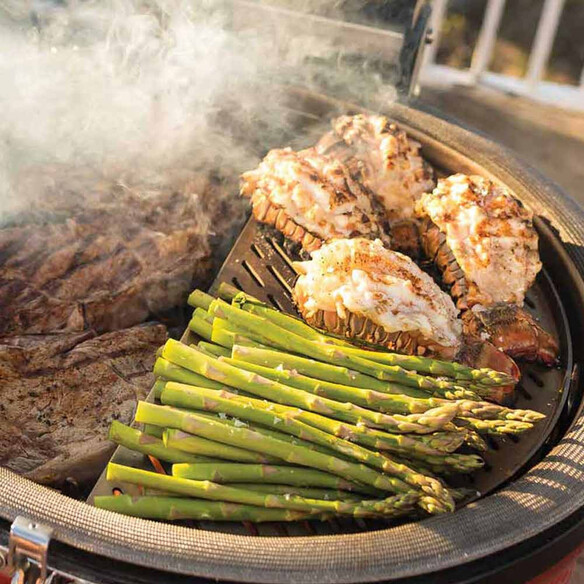 Plaque inox demi-lune Big Joe - Kamado Joe