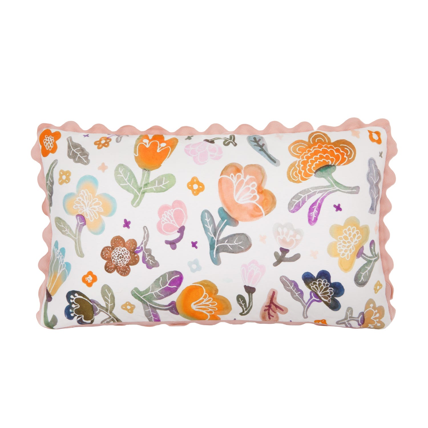 Cuscino divano 30x50 cm fiorellini