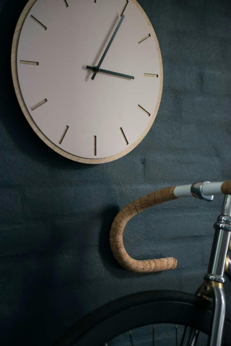 - Horloge murale en linoléum rose D38cm