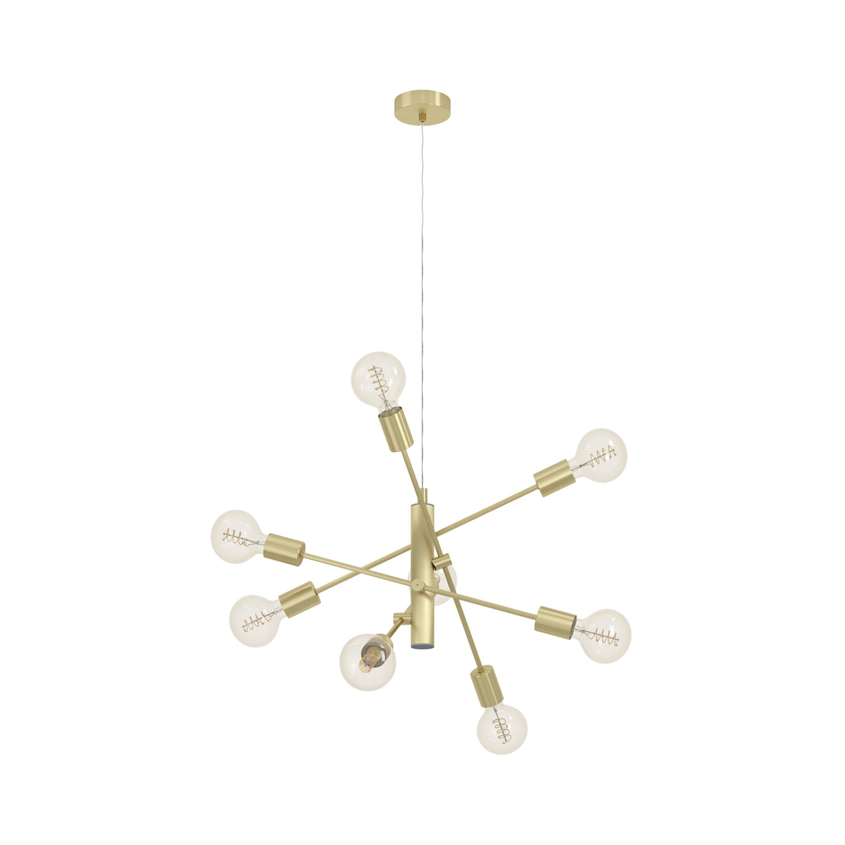 EGLO hanglamp Gradoli 1 - e27 - ø 71 cm - goud