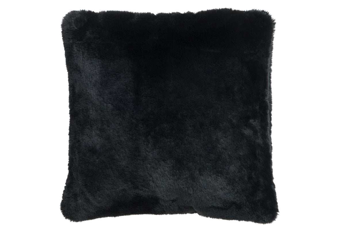 J-Line kussen Cutie - polyester - zwart