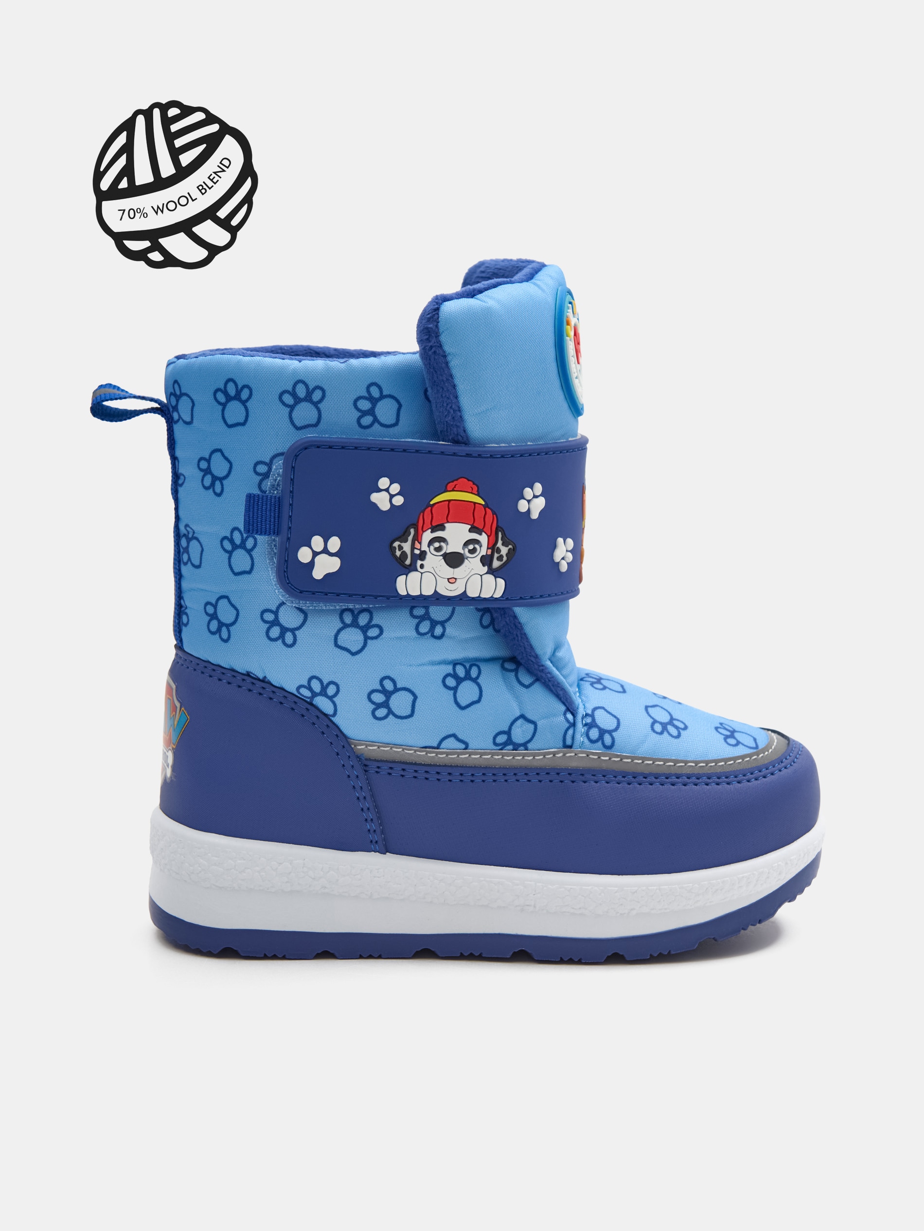 Ocieplane śniegowce z odblaskowymi elementami PAW Patrol