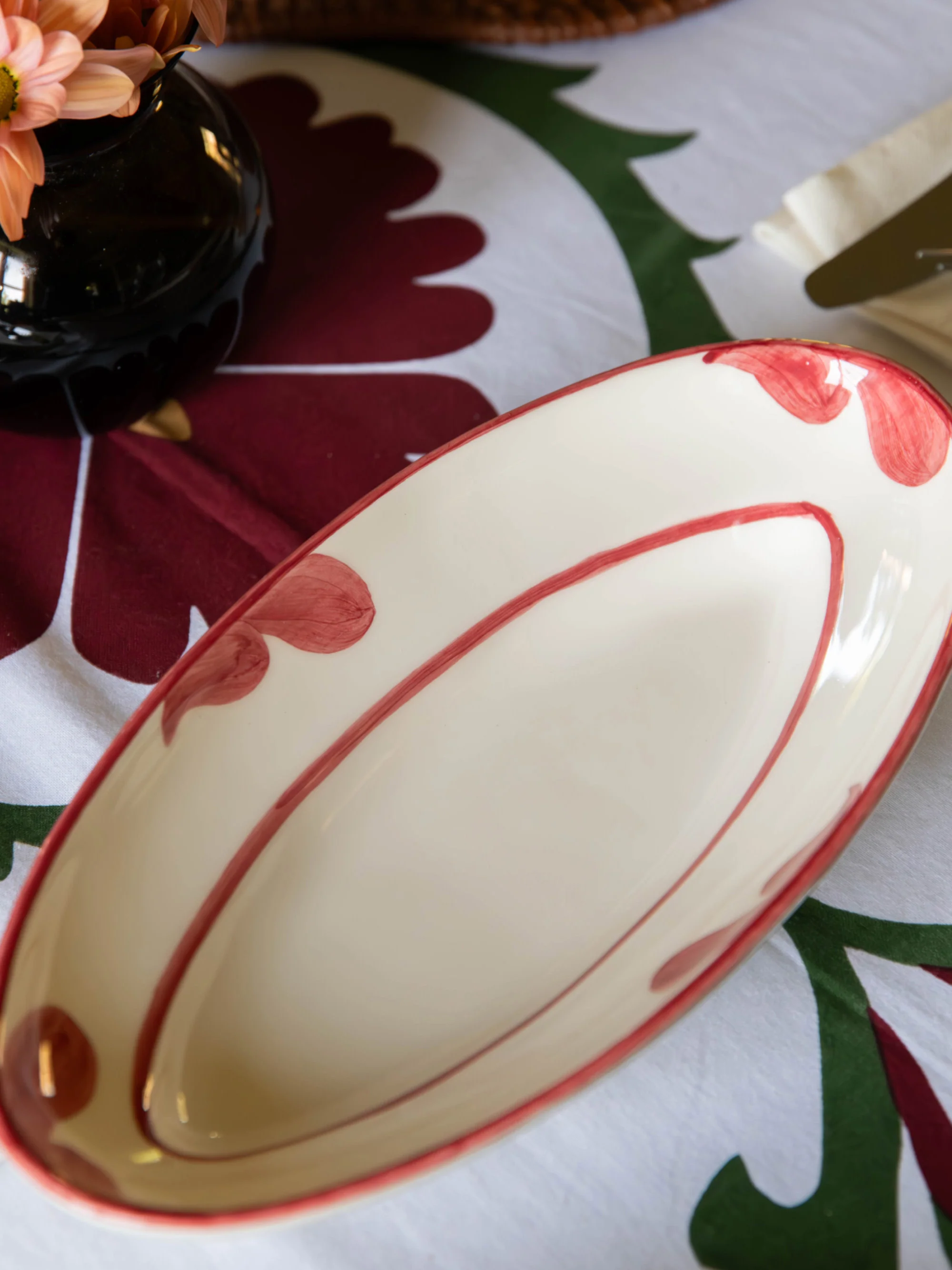 Handbemalte Servierplatte Classic