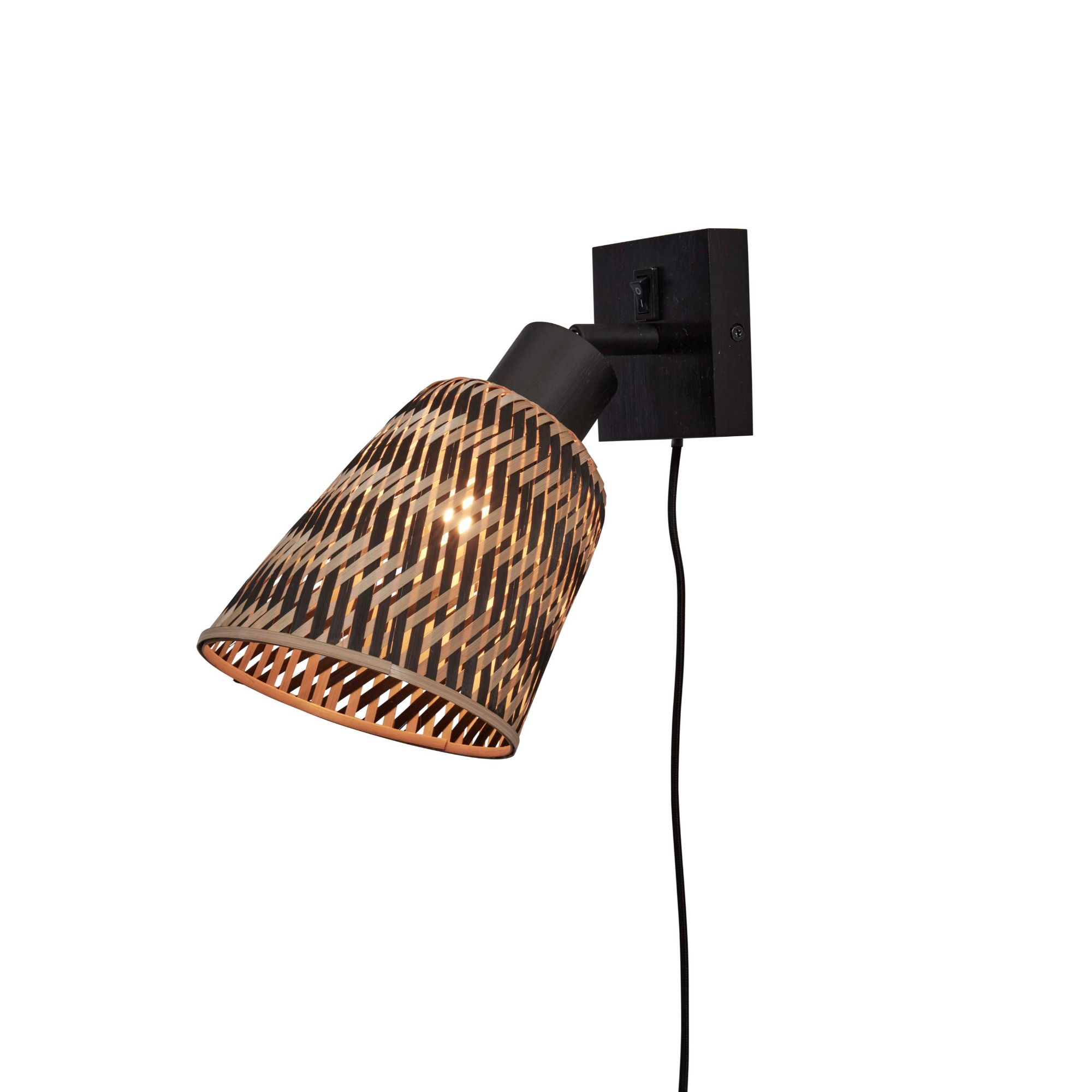 GOOD&MOJO wandlamp Java - bruin - Ø15cm