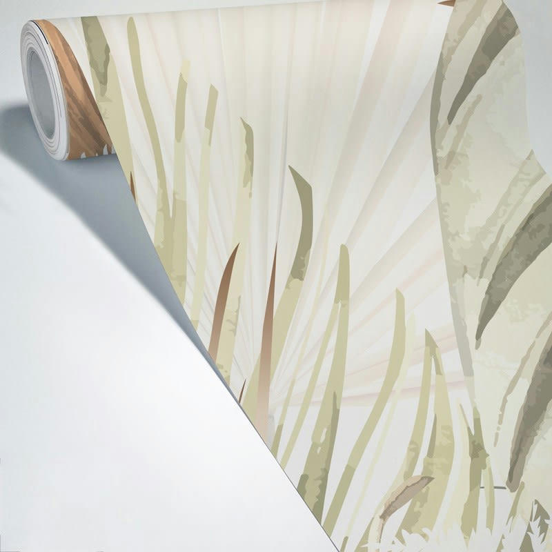 HERA - Papier Peint Panoramique L240xH270cm Multicolore Feuillage Aquarelle