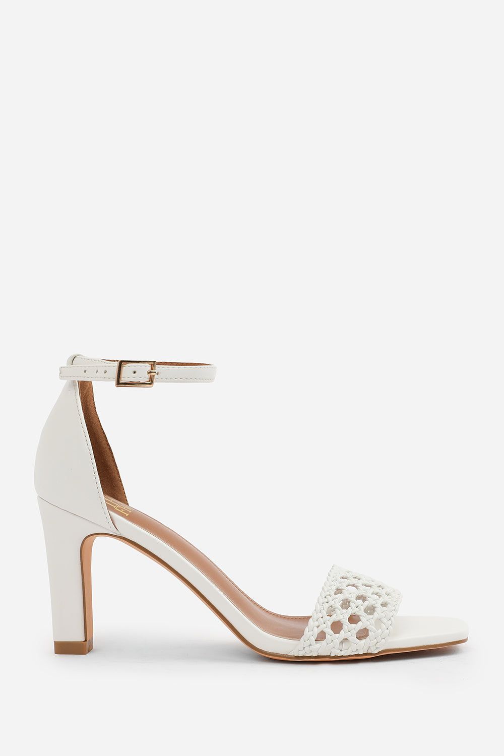 Where's That From Tavina' Braided Front Strap Block Heels