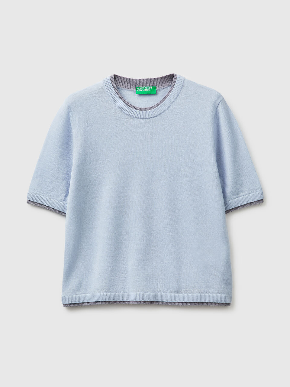 100% Merino wool short-sleeved shirt