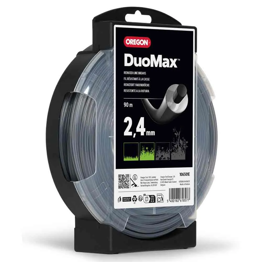 Oregon 106501E Duoline 2.4 mm x 90 m Trimmer Line