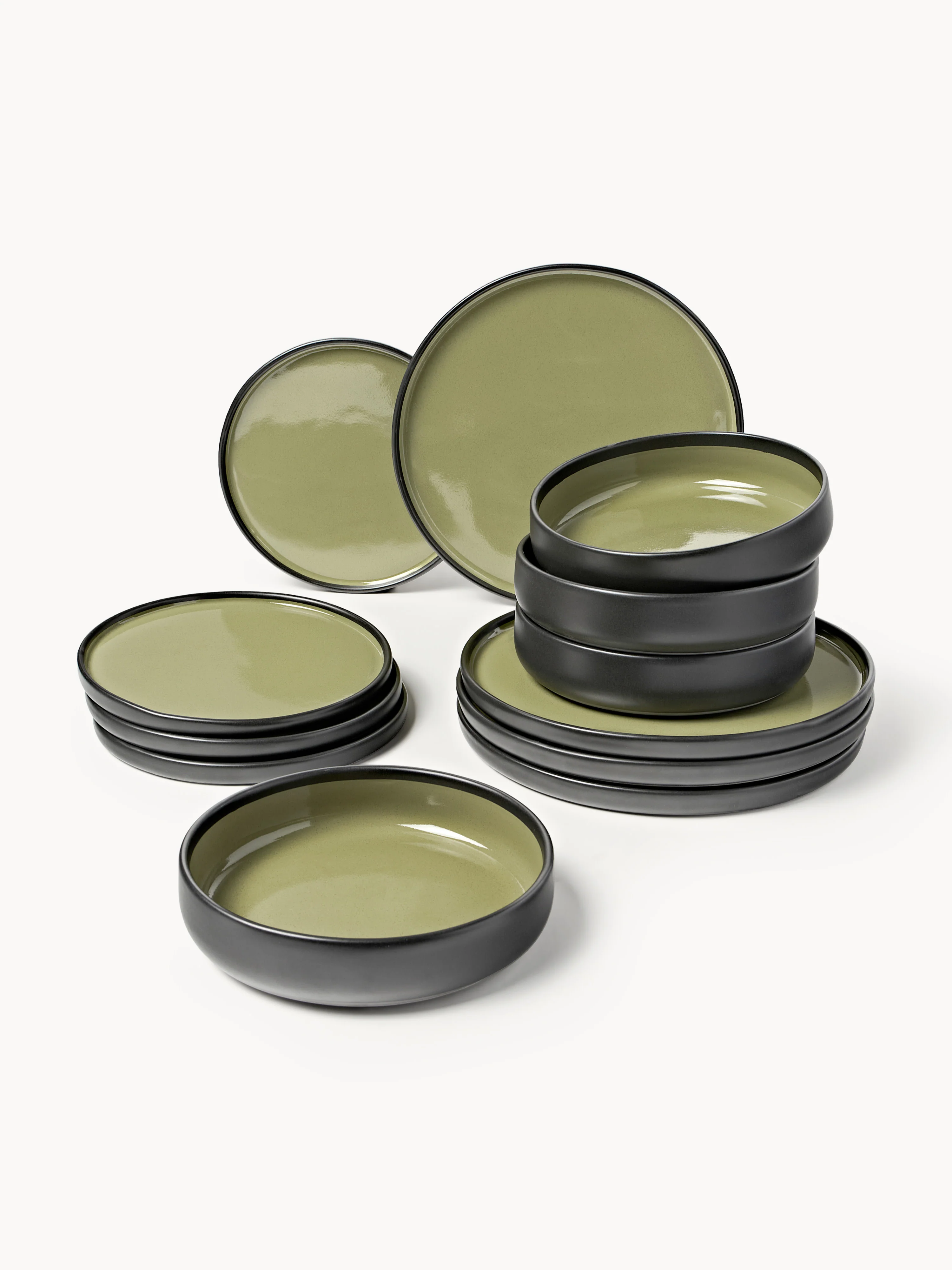 Geschirr-Set Ginger, 4 Personen, 12er-Set