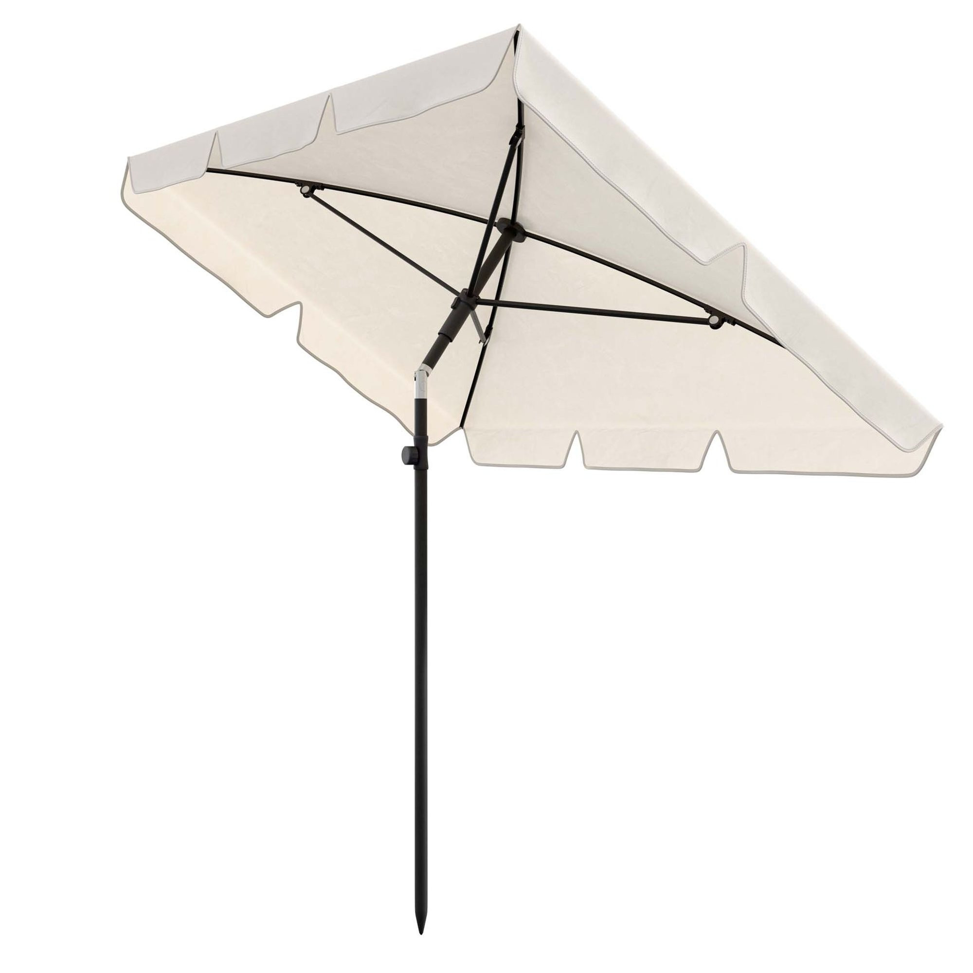 Parasol ogrodowy balkonowy składany Ankona kremowy