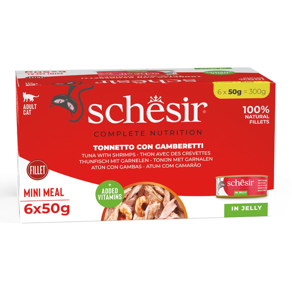 Schesir Complete Nutrition Fillet in Jelly Saver Pack 24 x 50g