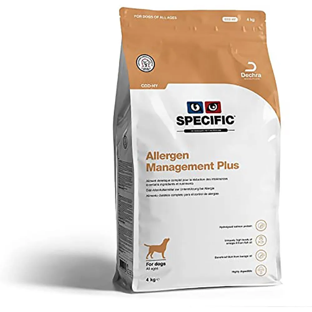Specific Canine Adult Cod-Hy Allergy Manag Plus 3x4kg Dog Food