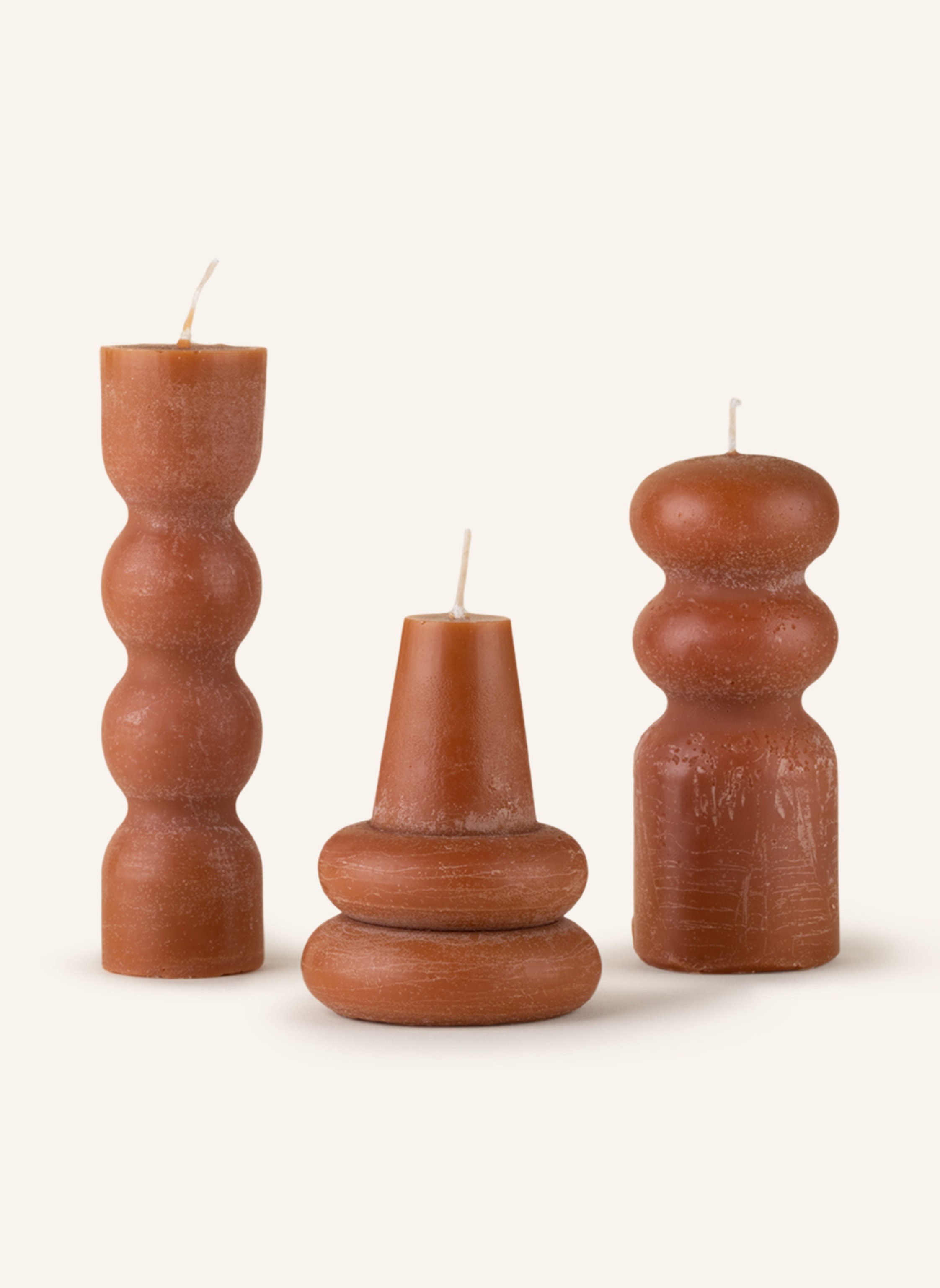 Ferm LIVING 3er-Set Kerzen TORNO