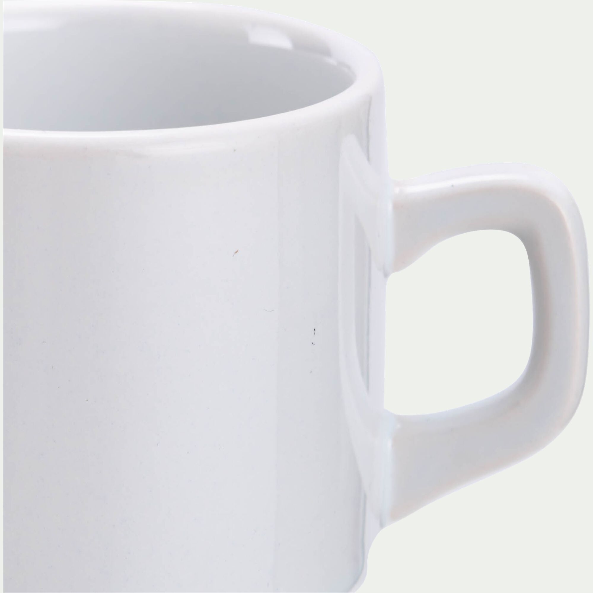 MATINE - Tasse en faïence 18,4cl - blanc ventoux